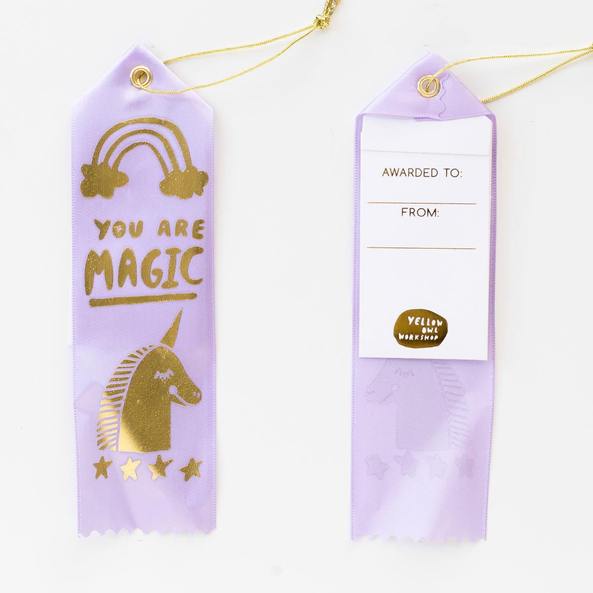 You Are Magic - Award Ribbon Card - Yellow Owl Workshop