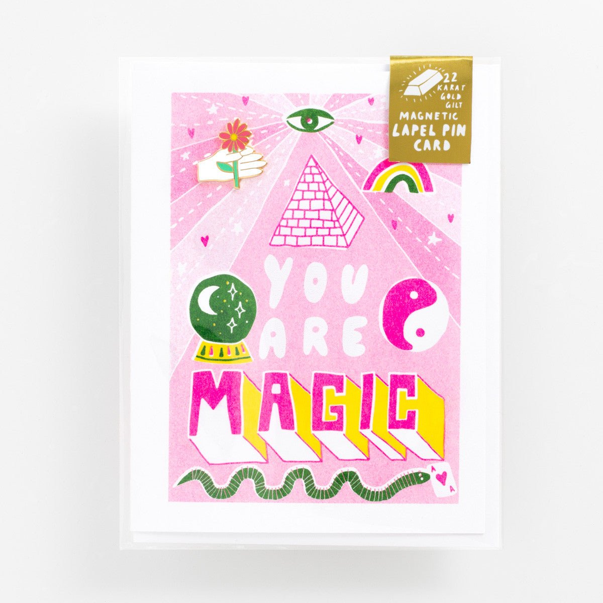 You Are Magic - Lapel Pin Card - Yellow Owl Workshop